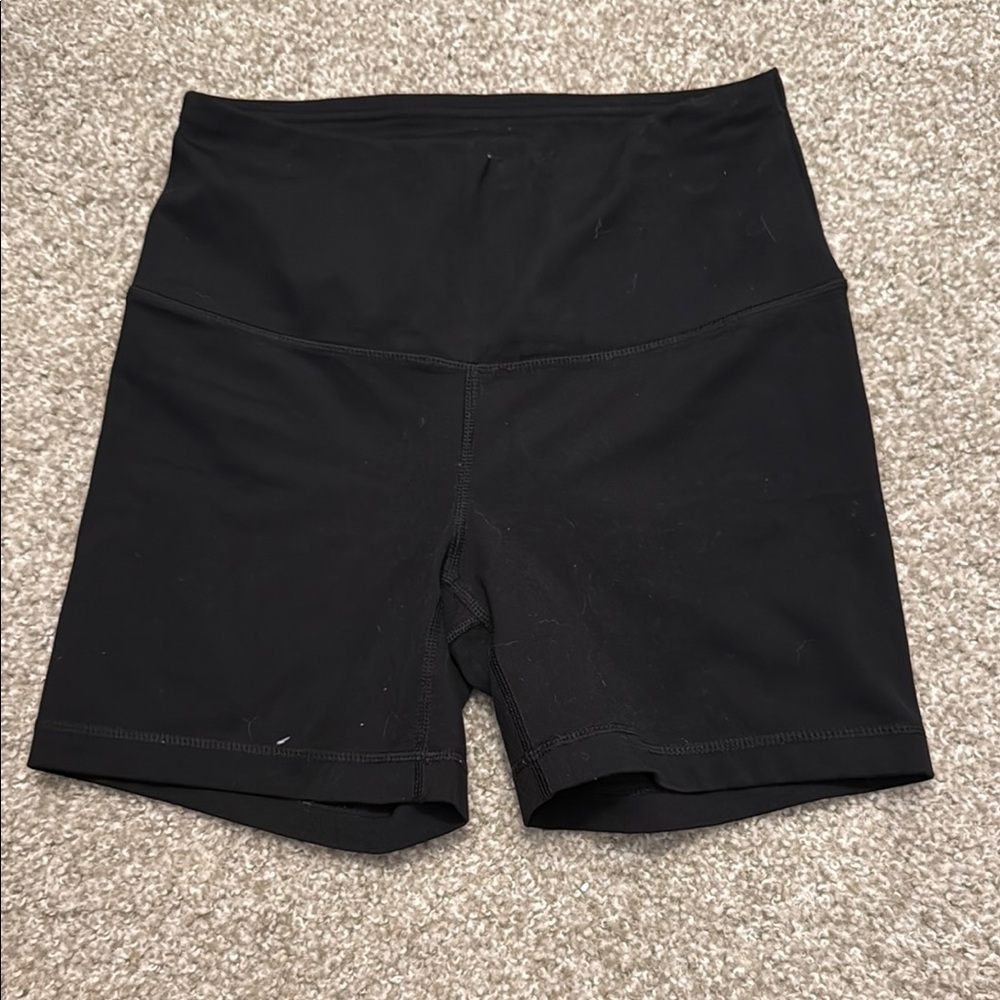 Yogalicious Black Bike Shorts High-Waisted Moisture-Wicking
